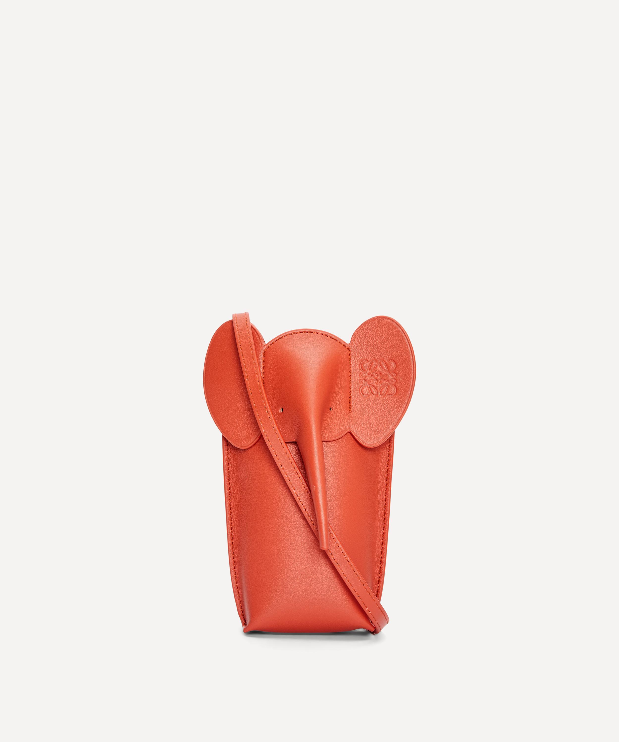 Loewe - Elephant Pocket Leather Cross-Body Pouch
