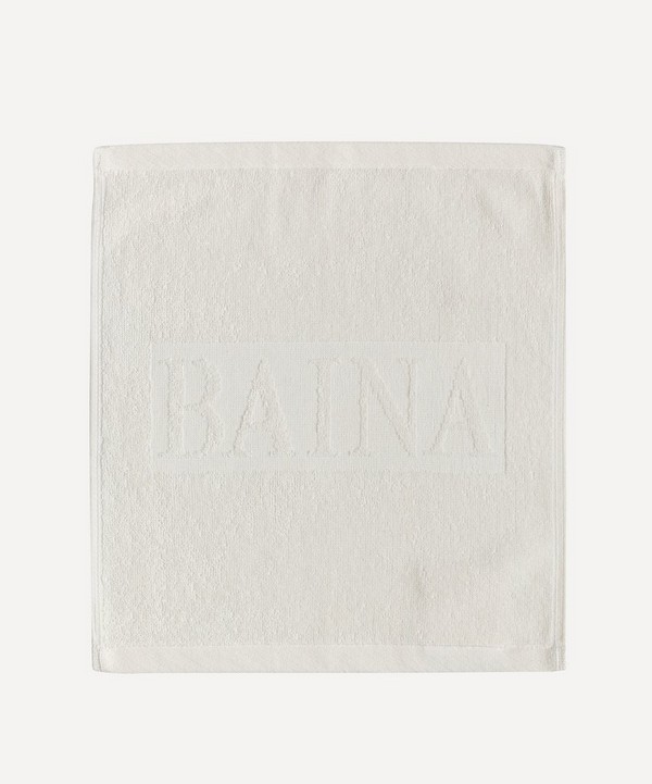 BAINA - Ivory Agnes Organic Cotton Face Cloth image number null