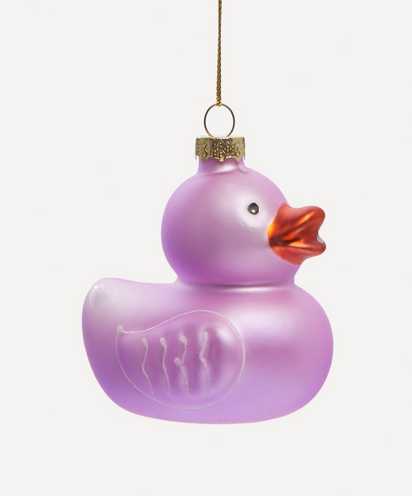 Christmas - Glass Duck Decoration image number null