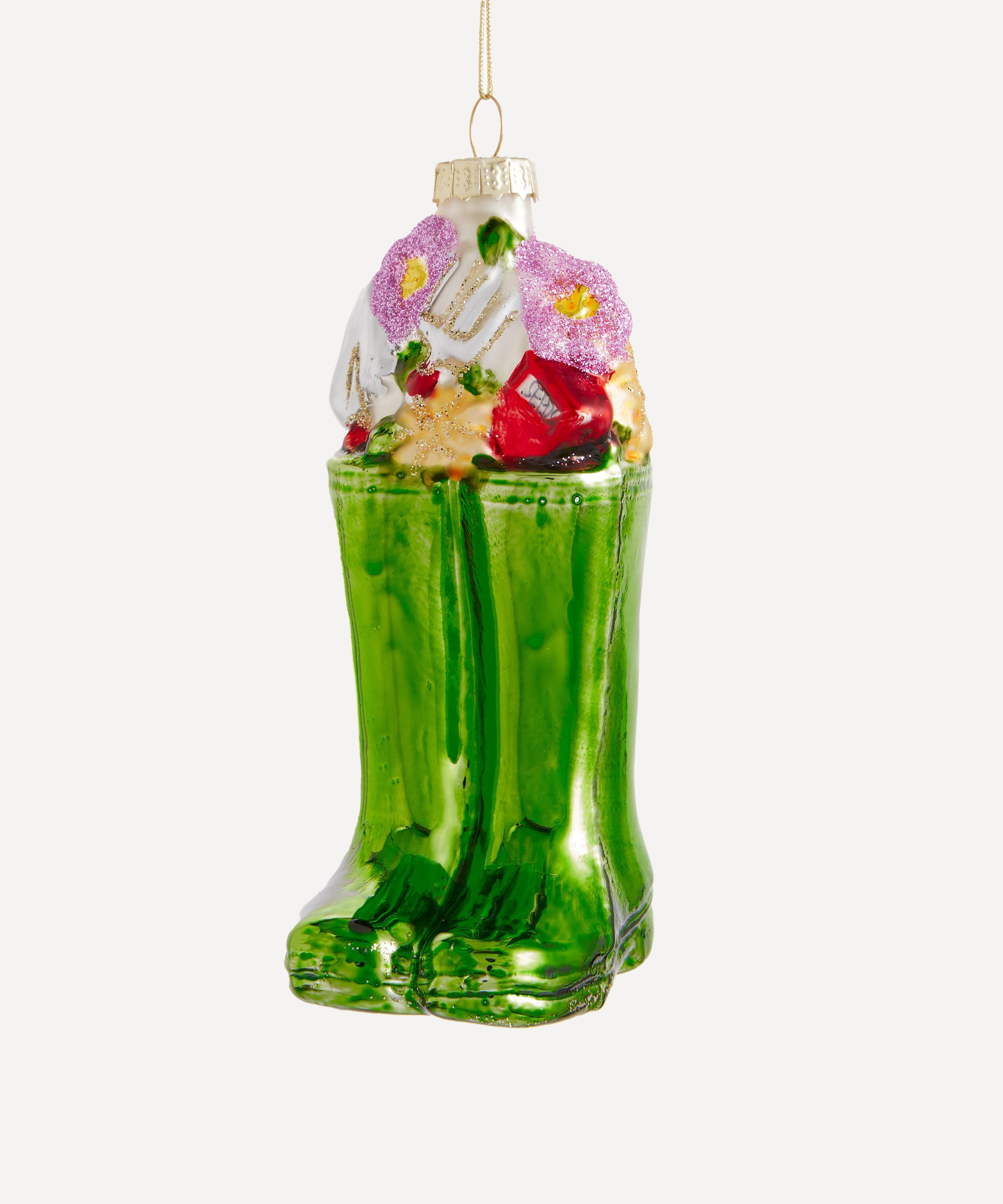 Christmas - Glass Wellies Ornament image number 0