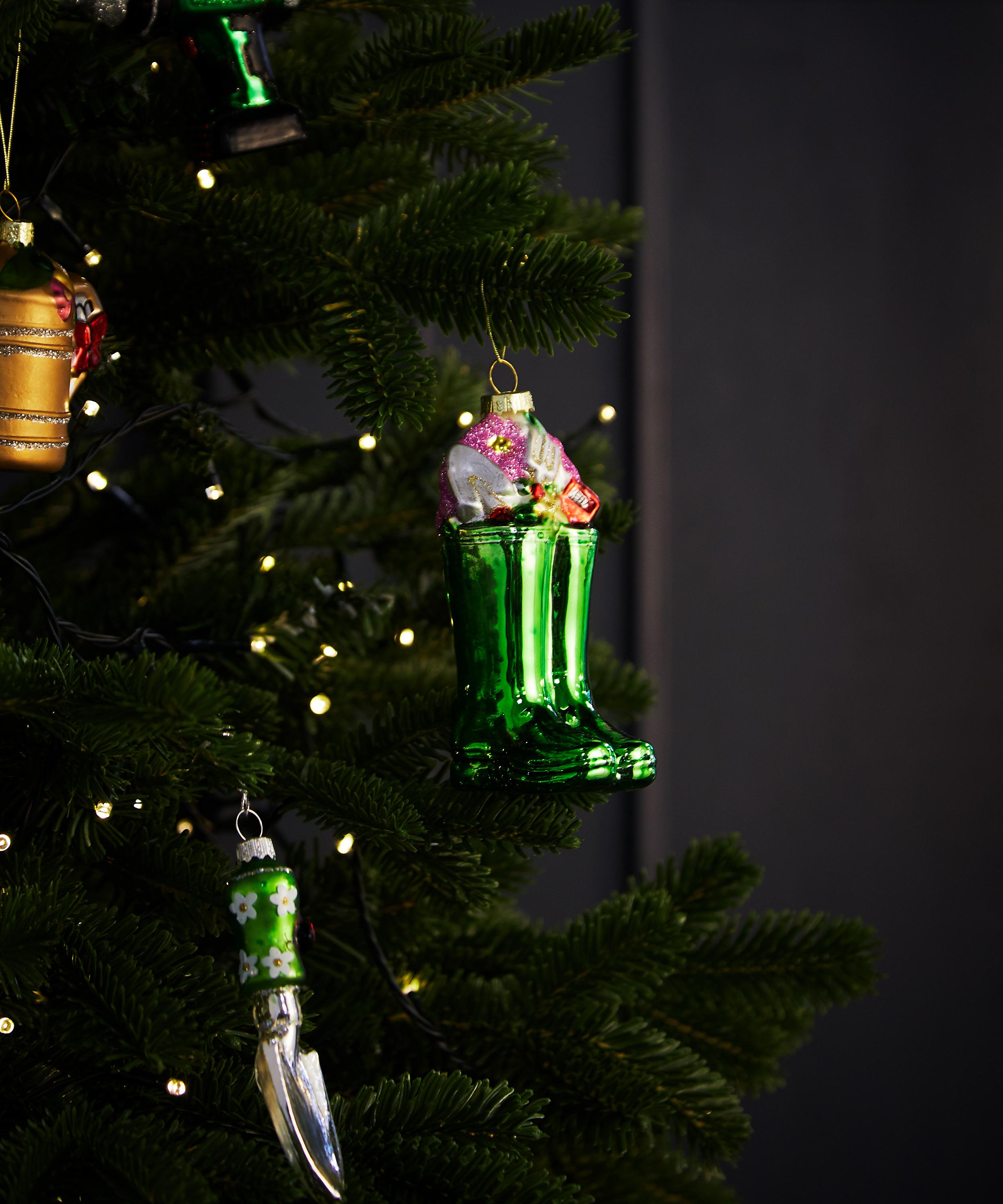 Christmas - Glass Wellies Ornament image number 1