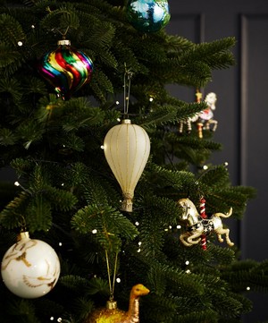 Christmas - Glass Hot Air Balloon Ornament image number 1