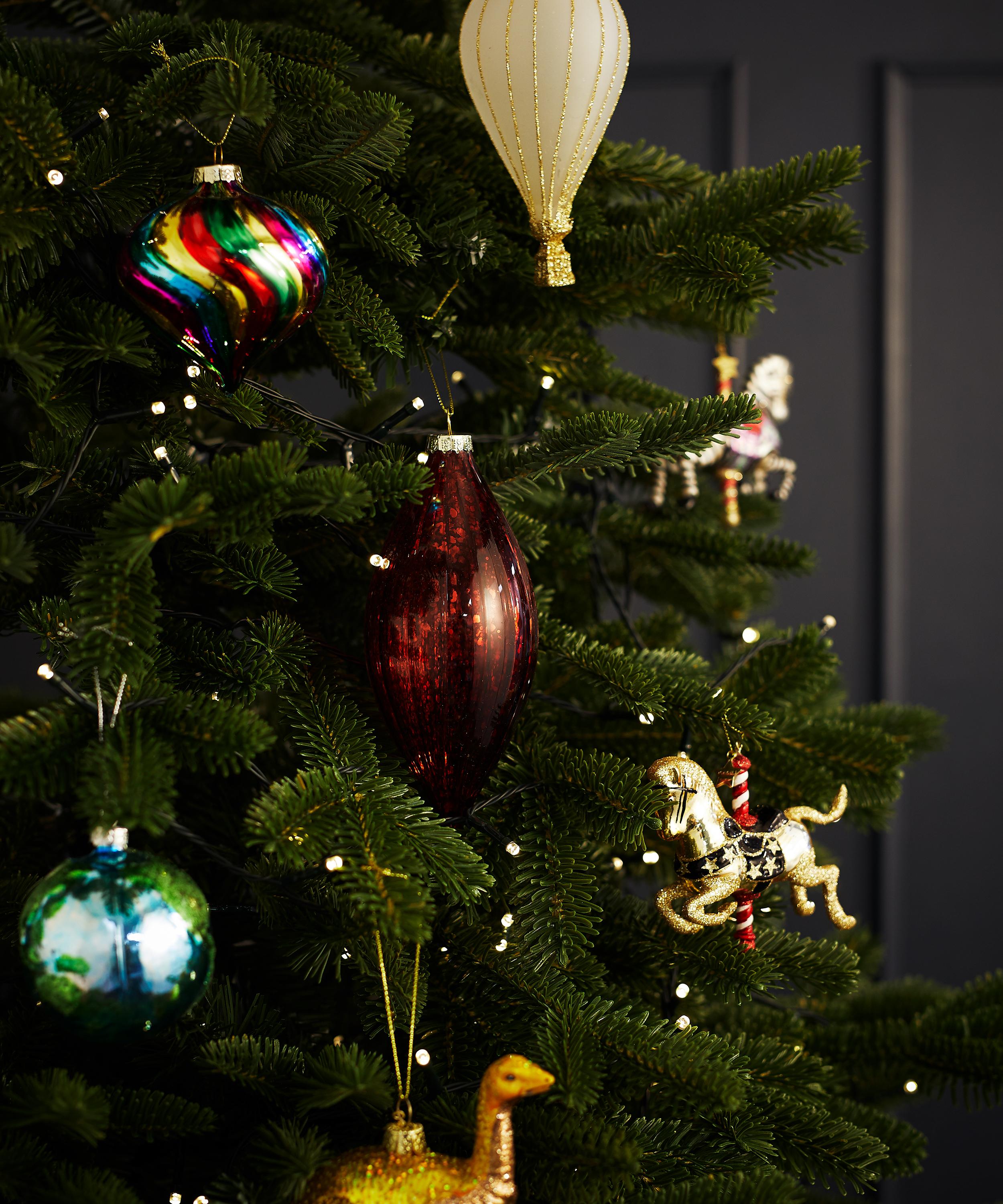 Christmas - Glass Antique Drop Bauble image number 1