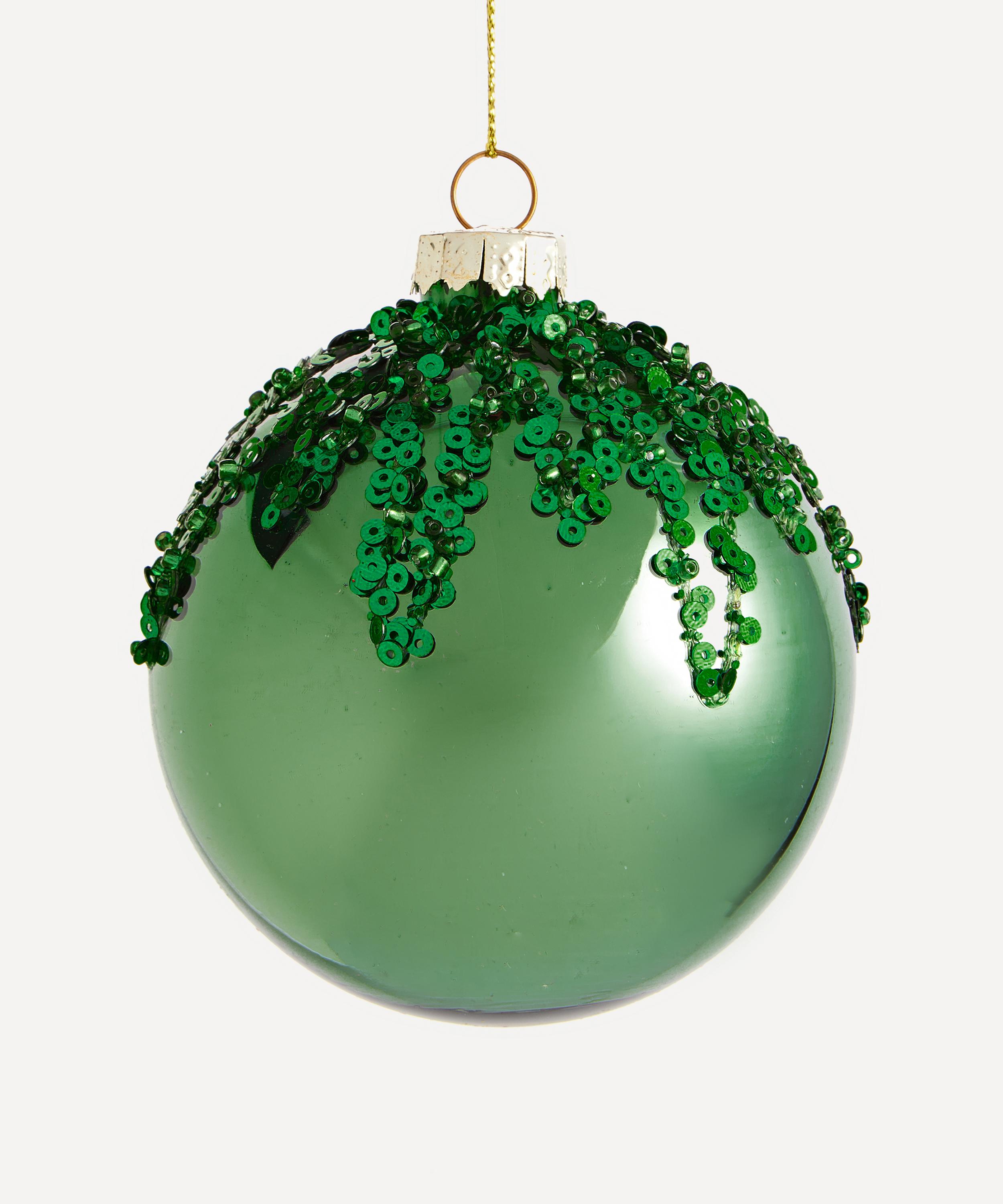 Christmas - Glass Sequin Bauble image number 0