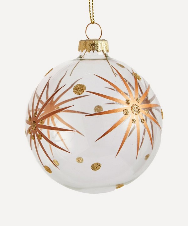 Christmas - Glass Starburst Bauble image number null