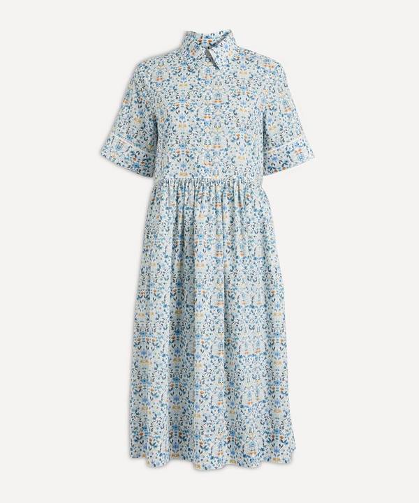 Liberty - Aurora Tana Lawn™ Cotton Short-Sleeve Shirt Dress
