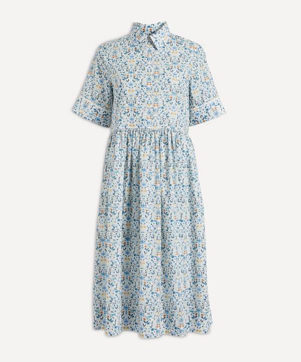 Liberty - Aurora Tana Lawn™ Cotton Short-Sleeve Shirt Dress image number null