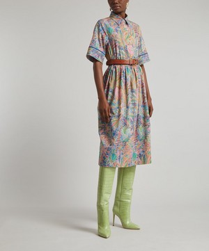 Liberty - Adelphi Voyage Tana Lawn™ Cotton Short-Sleeve Shirt Dress image number 2