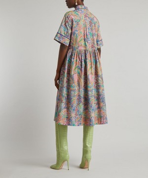Liberty - Adelphi Voyage Tana Lawn™ Cotton Short-Sleeve Shirt Dress image number 3