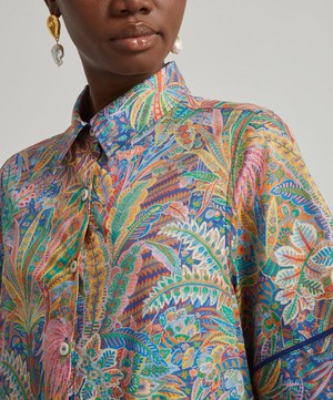 Liberty - Adelphi Voyage Tana Lawn™ Cotton Short-Sleeve Shirt Dress image number 4