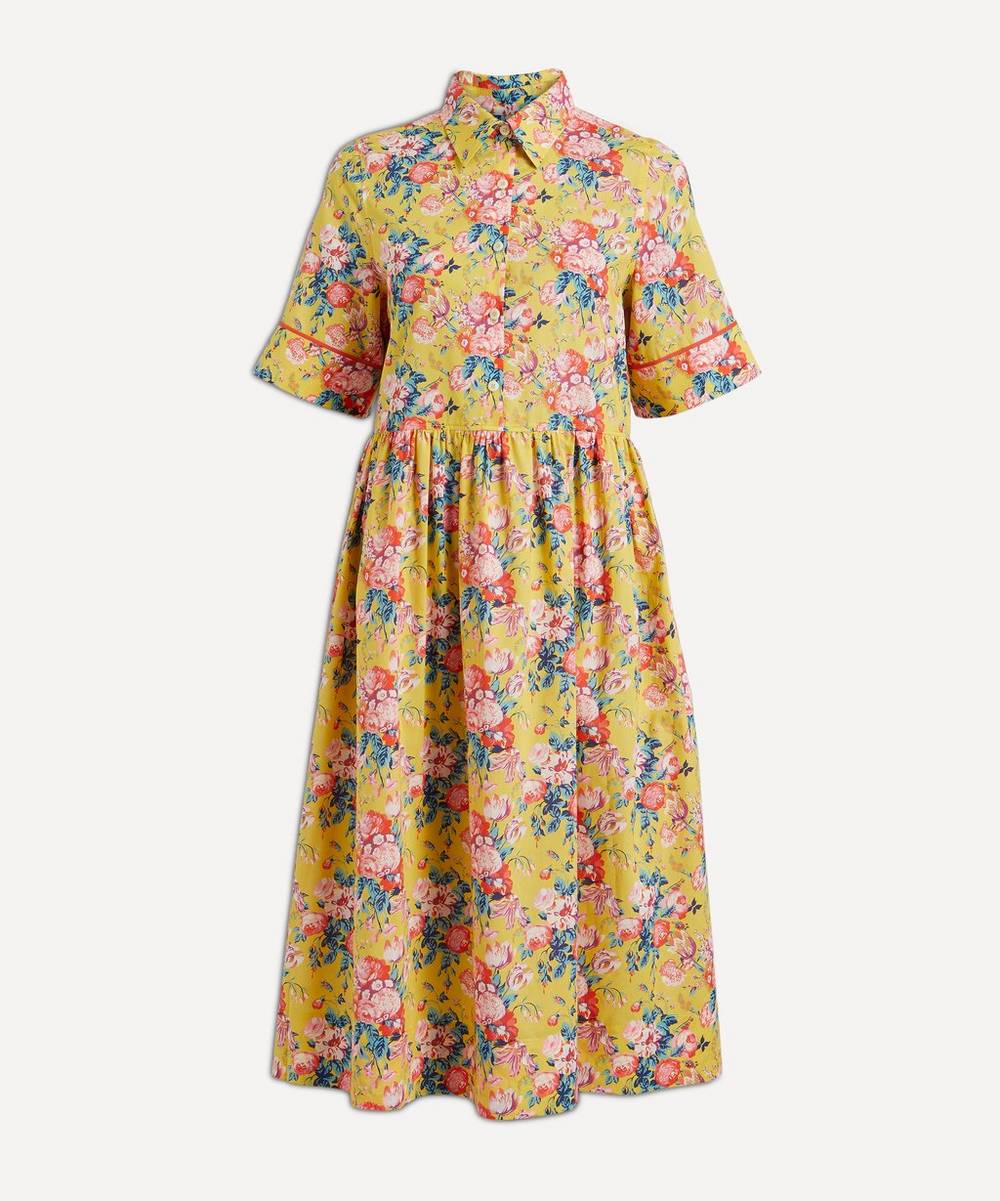 Liberty - Magical Bouquet Tana Lawn™ Cotton Short-Sleeve Shirt Dress