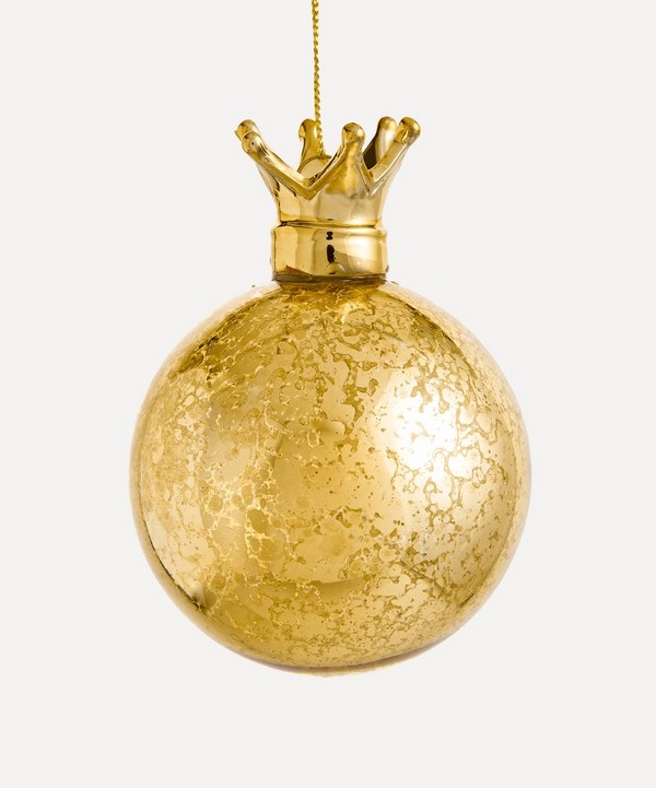 Christmas - Glass Mercury Crown Bauble image number null