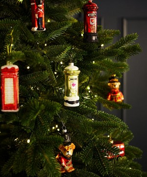 Christmas - Gold Post Box Tree Ornament image number 1