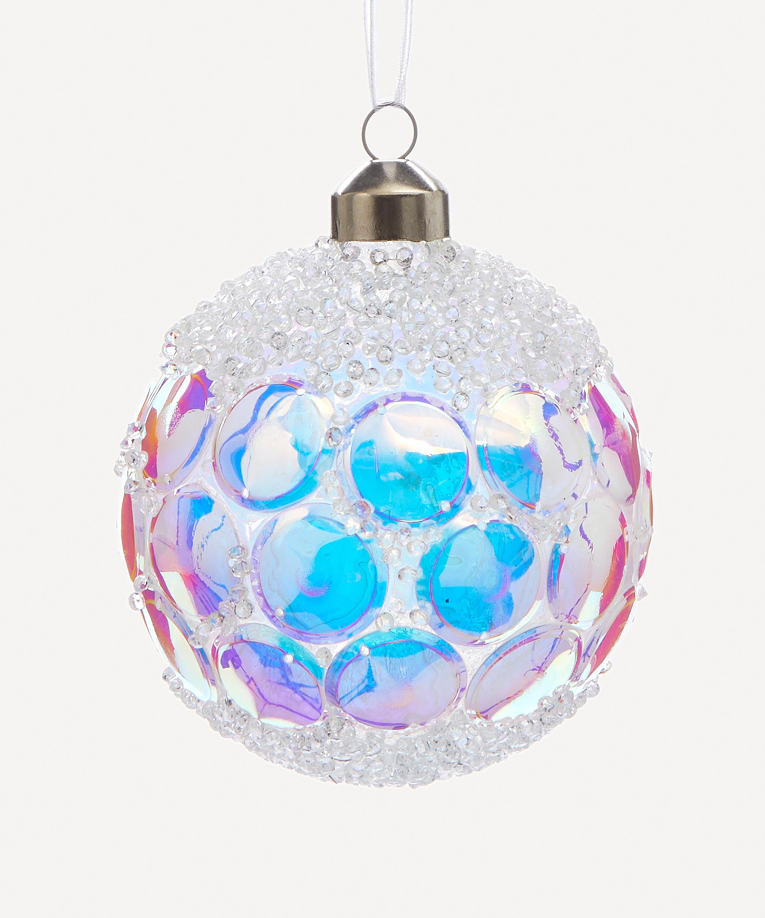 Christmas - Sequins Glass Bauble image number 0
