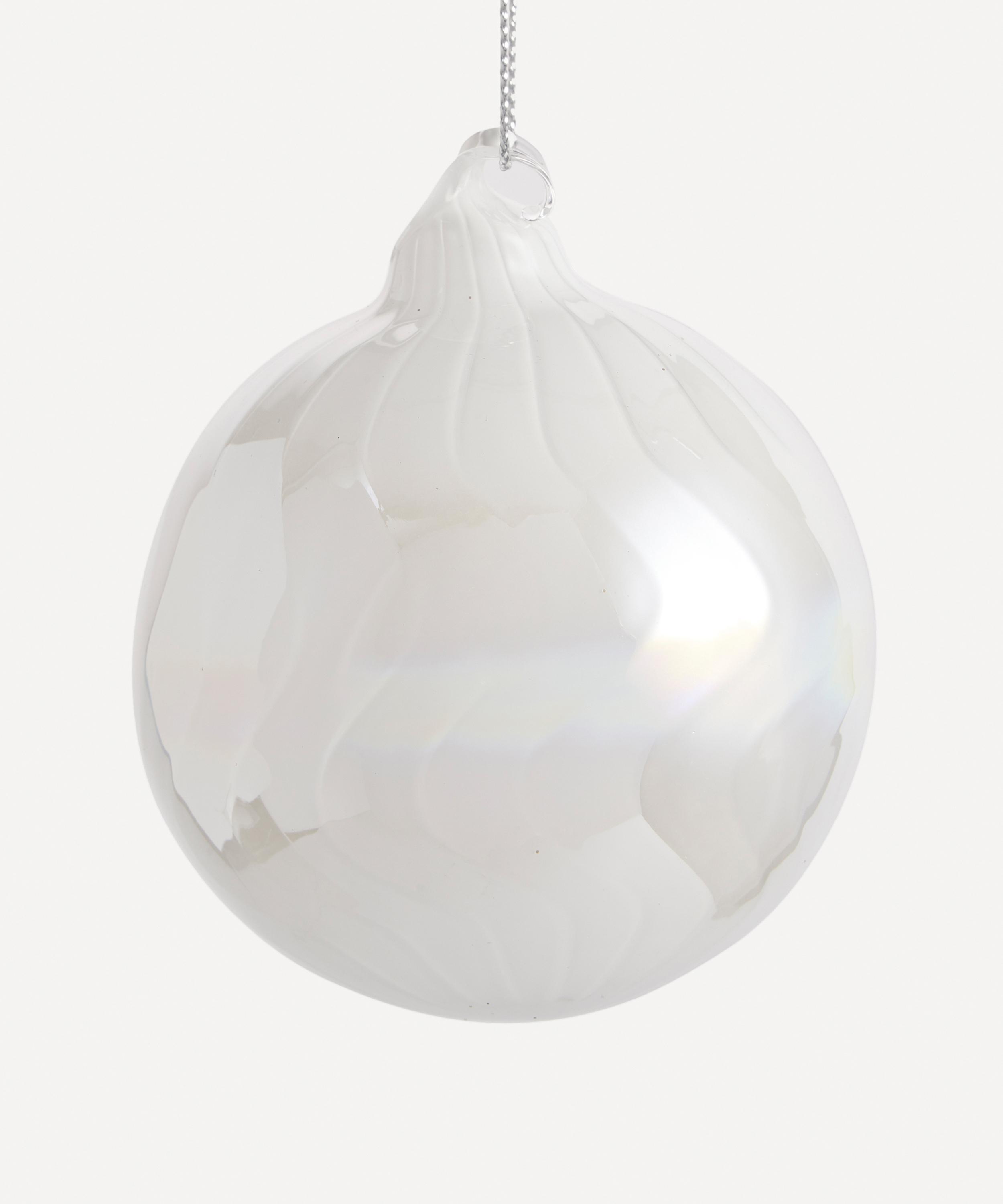 Christmas - Glass Pearlescent Bauble image number 0