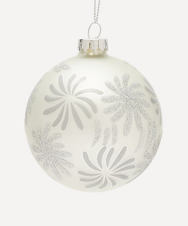 Christmas - Fireworks Glitter Glass Bauble image number null