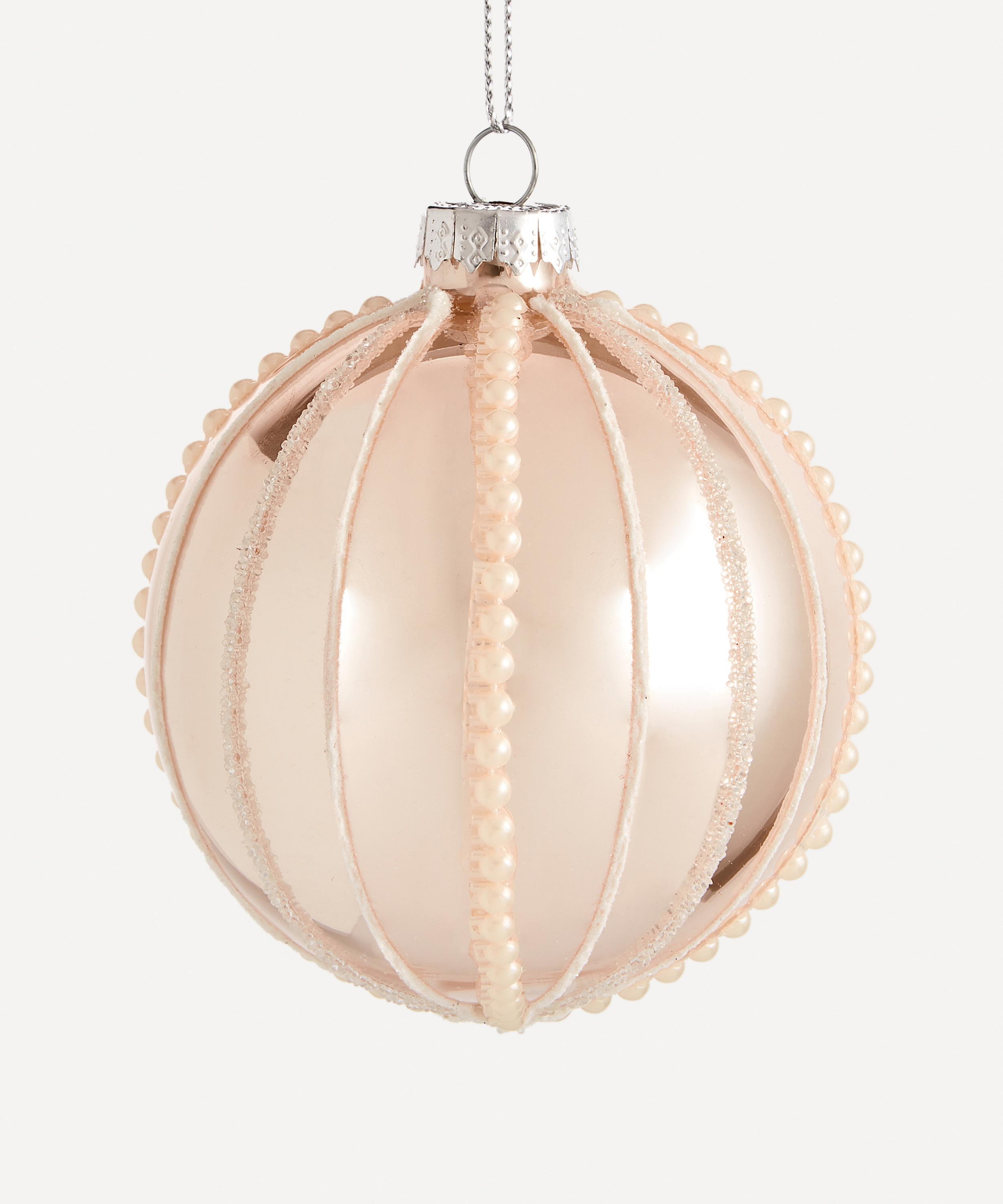 Christmas - Glass Beaded Bauble image number 0
