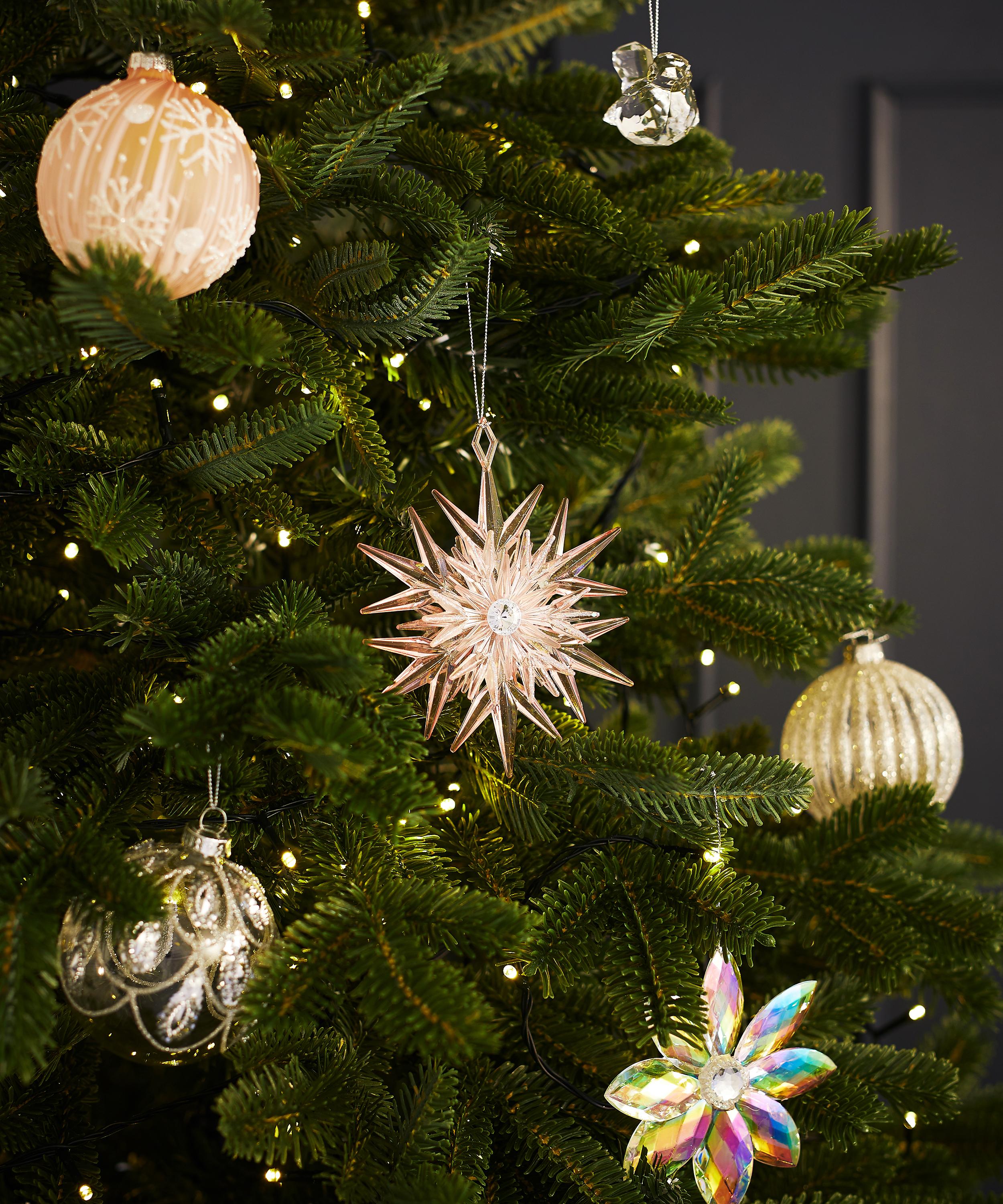 Christmas - Iridescent Snowflake Ornament image number 1
