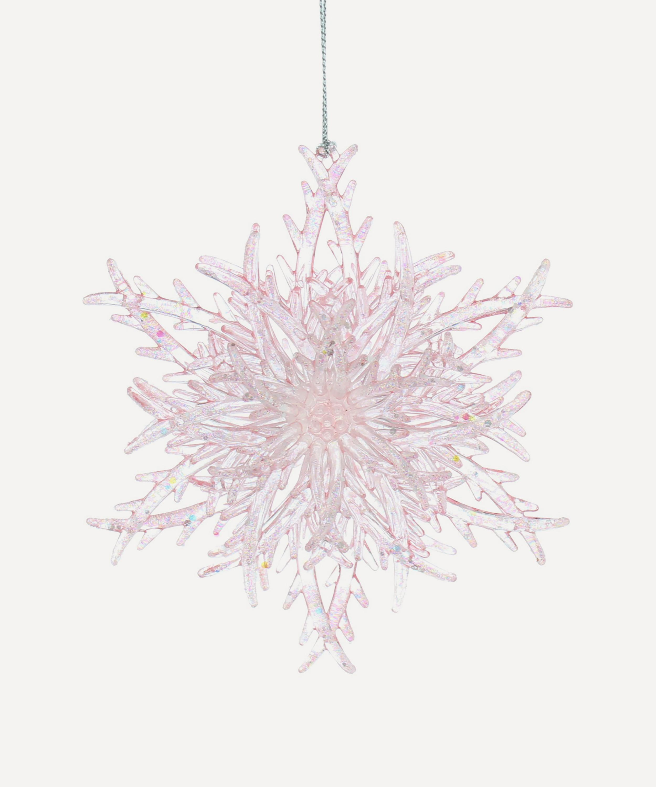 Christmas - Frosted Snowflake Ornament image number 0