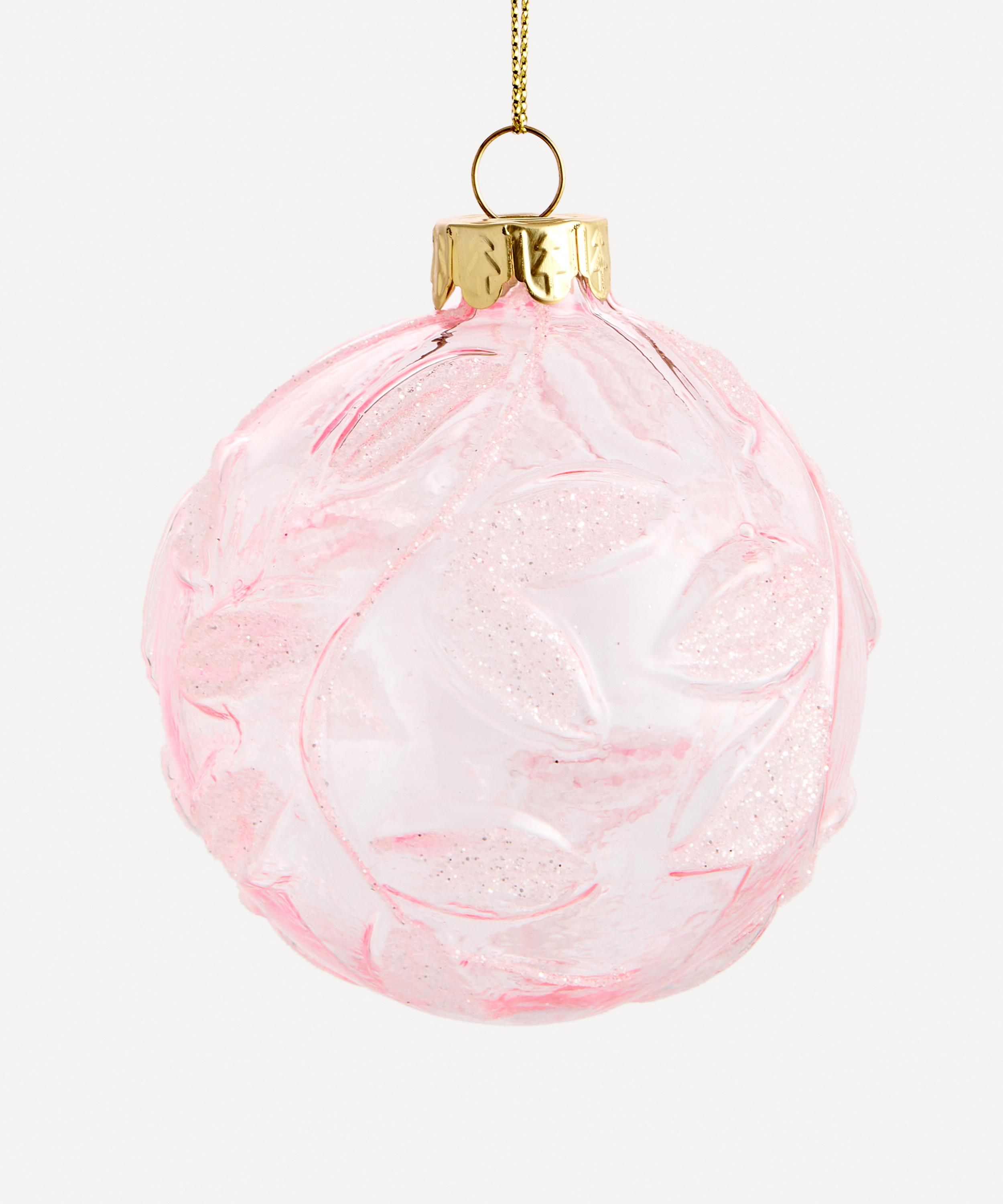 Christmas - Glass Leaf Bauble image number 0