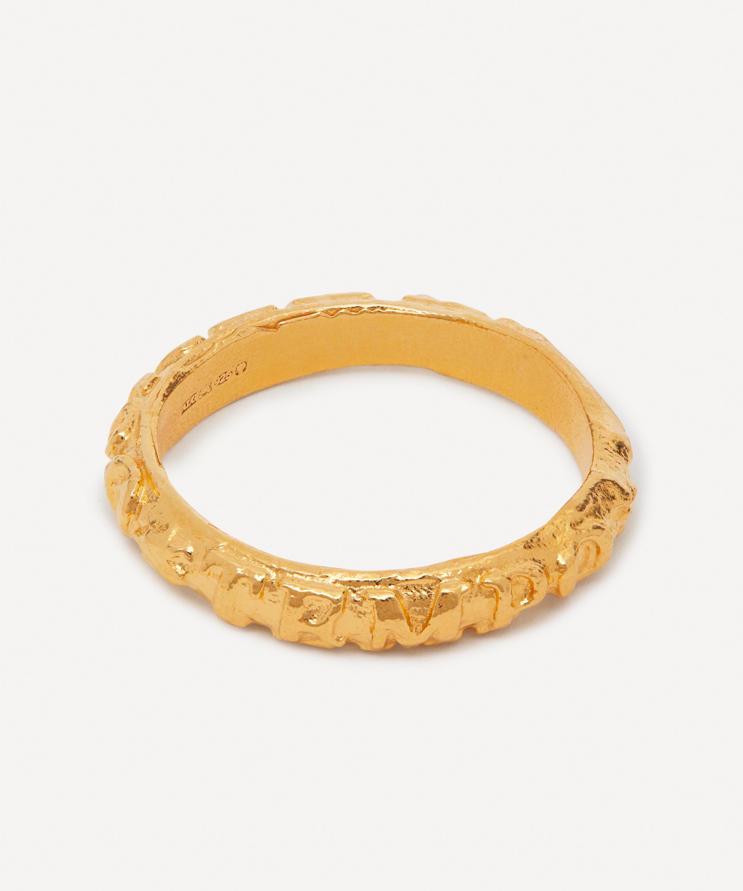 Alighieri - 24ct Gold Plated Silver The Tempo Ring image number 2