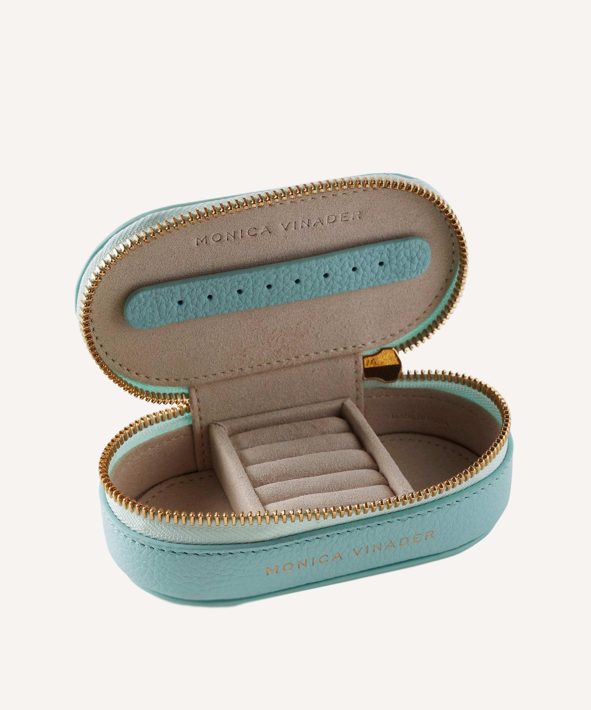 Monica Vinader - Leather Mini Oval Jewellery Box image number 2