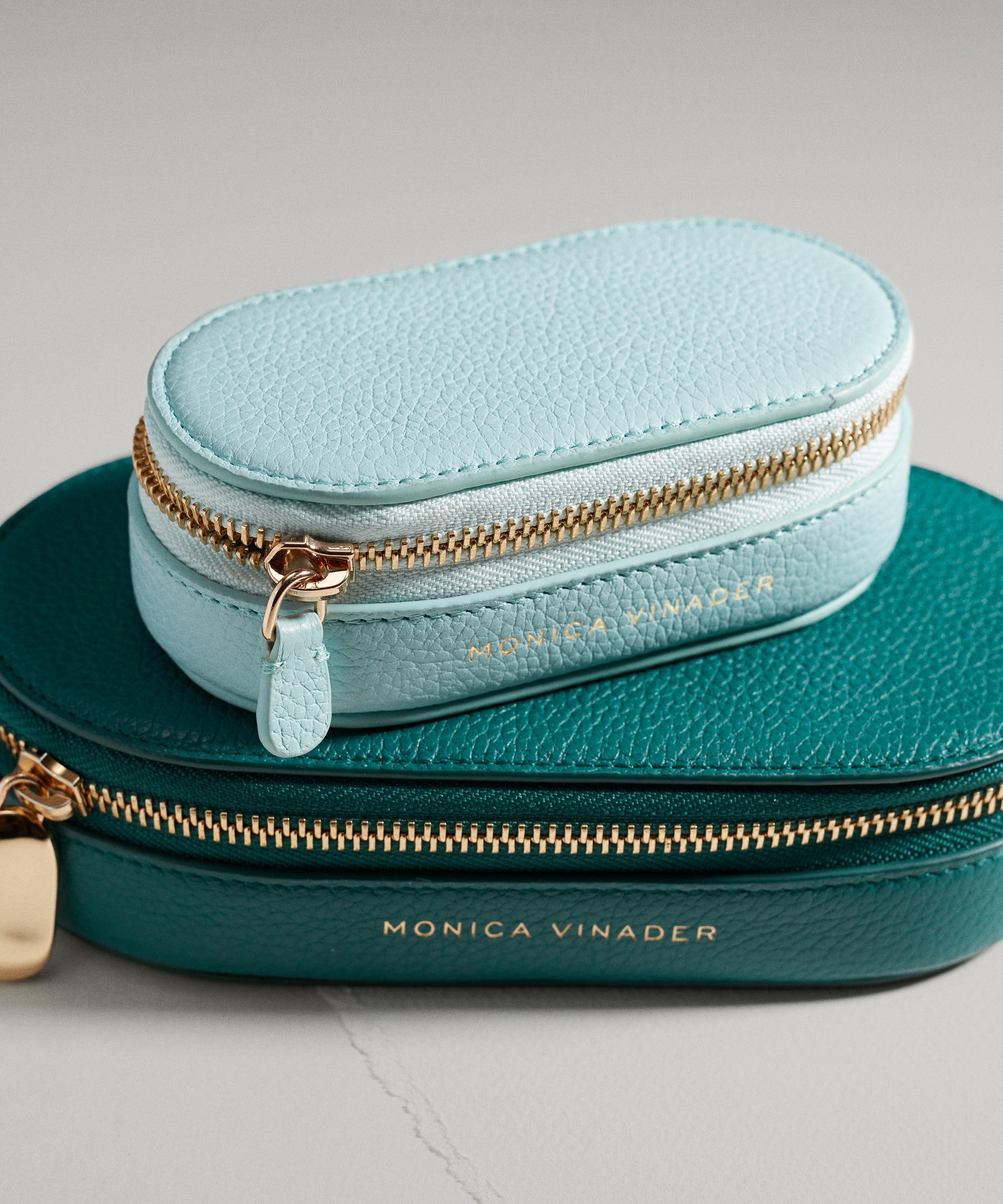 Monica Vinader - Leather Mini Oval Jewellery Box image number 2