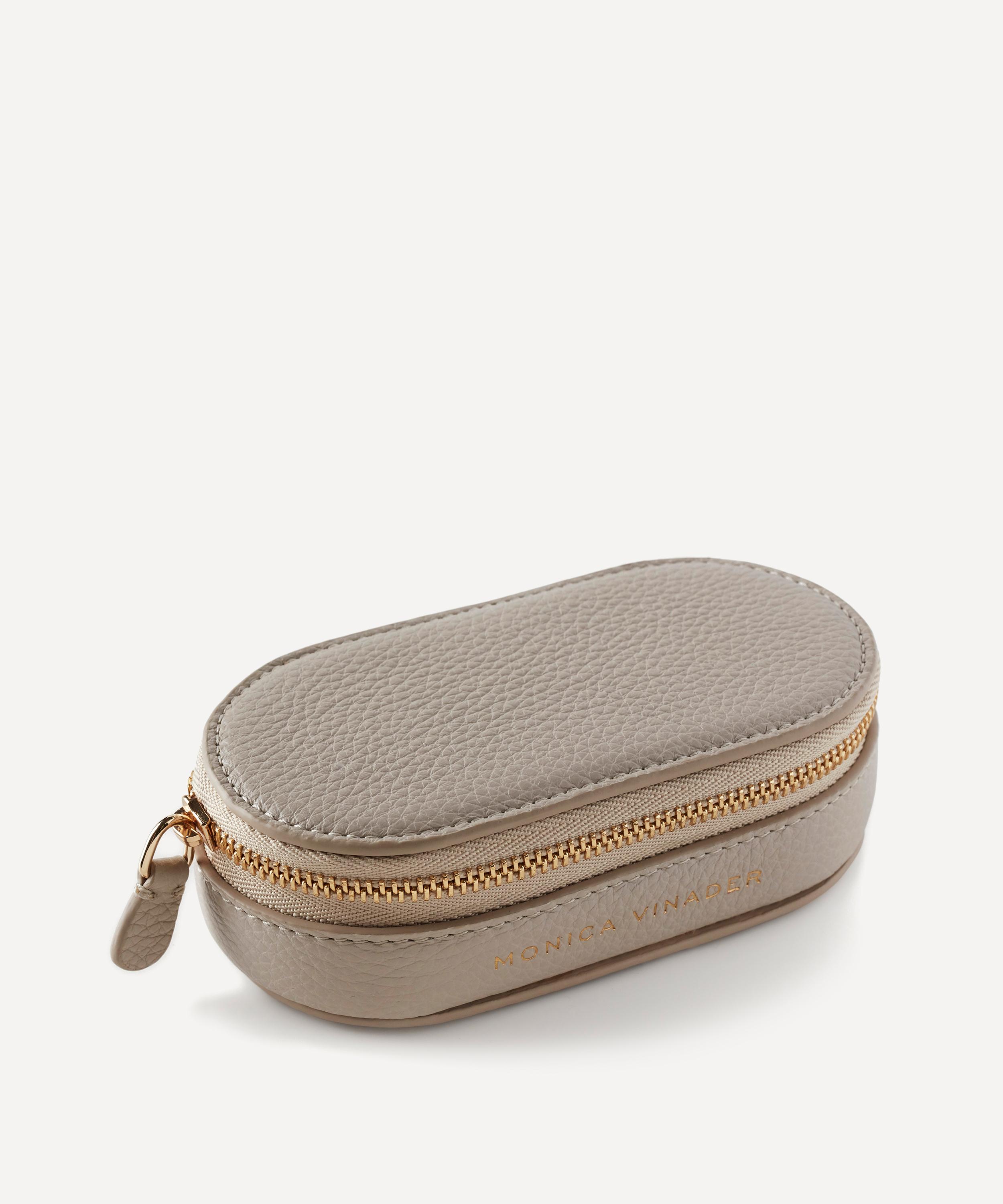 Monica Vinader - Leather Mini Oval Jewellery Box