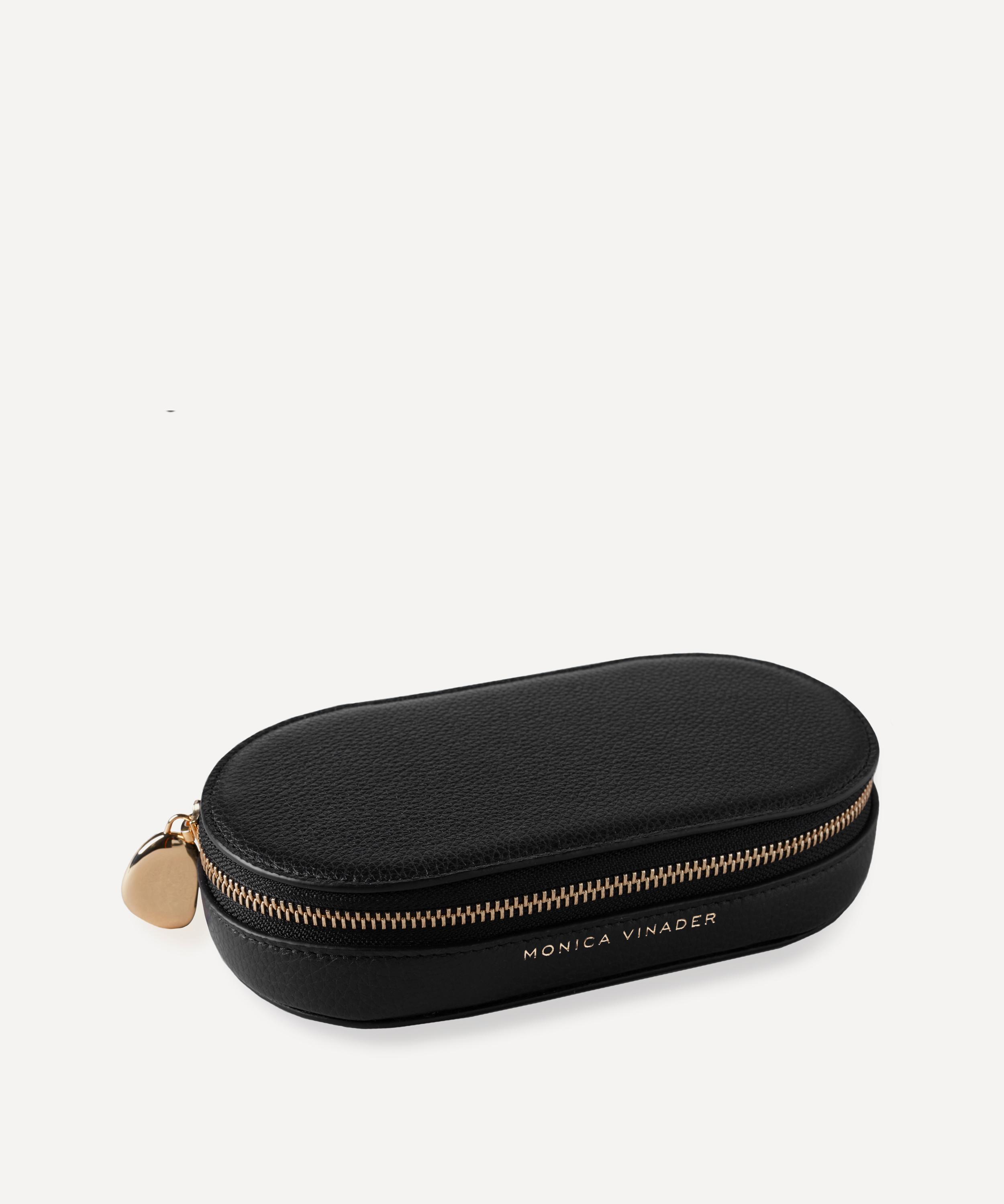 Monica Vinader - Leather Oval Jewellery Box image number 0
