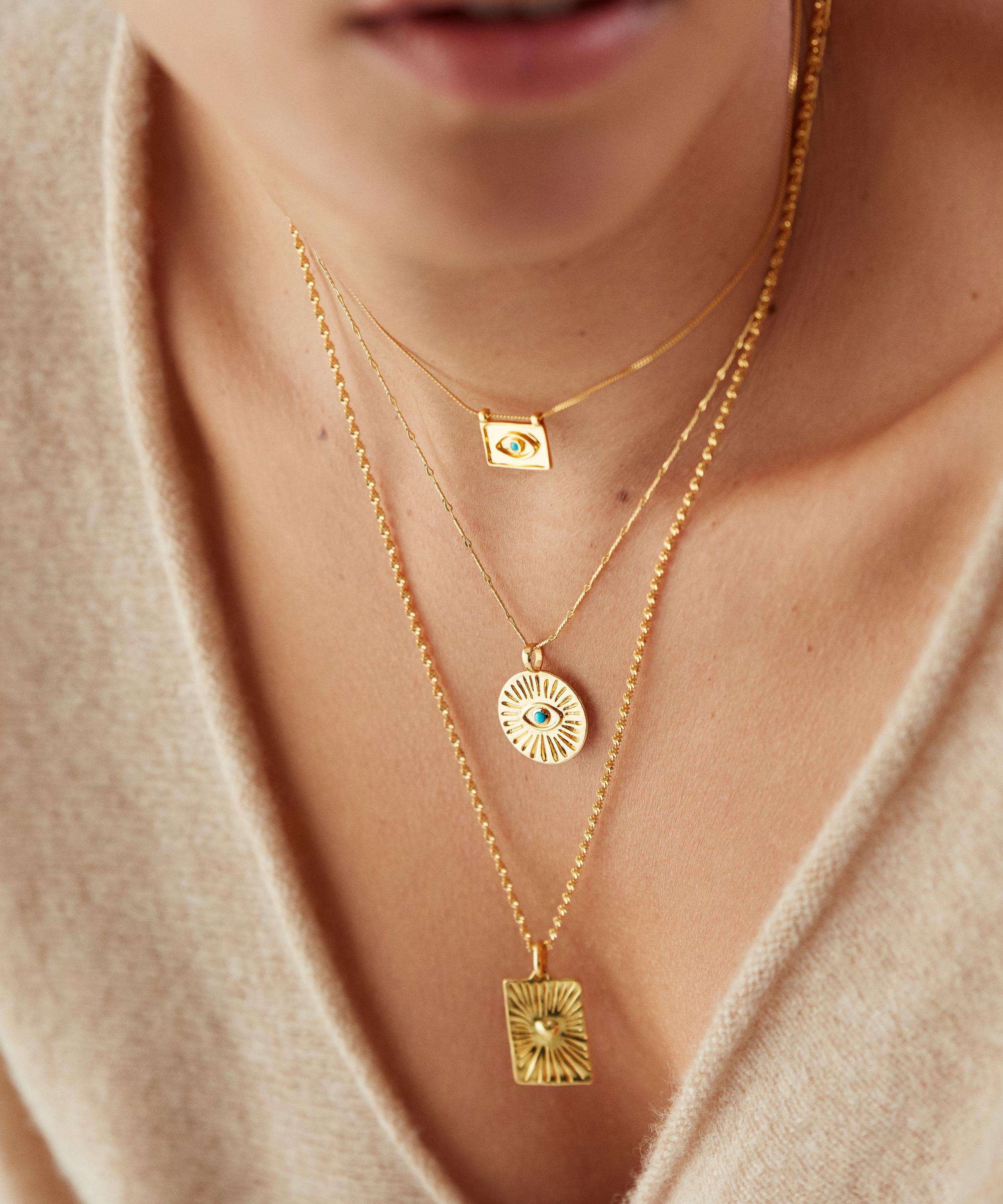 Monica Vinader - 18ct Gold-Plated Vermeil Silver Fine Twist Choker Necklace image number 3
