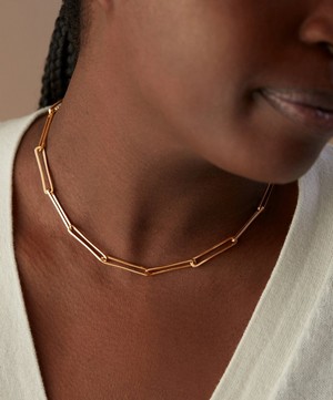 Monica Vinader - 18"Alta Long Link Chain Necklace image number 3