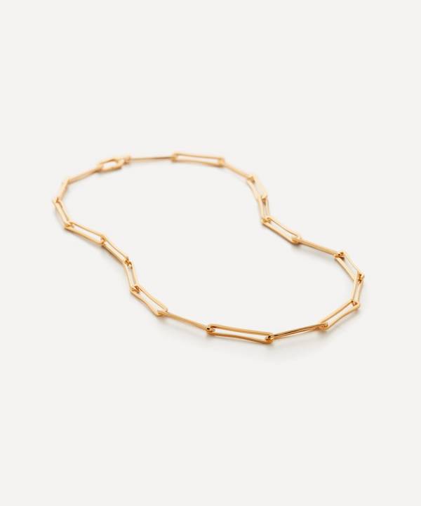 Monica Vinader - Gold Plated Vermeil Silver 22"Alta Long Link Chain Necklace image number 0