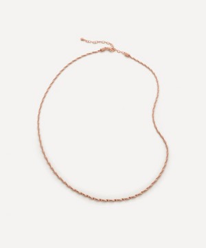 Monica Vinader - 18ct Rose Gold-Plated Vermeil Silver Disco Chain Necklace image number 0