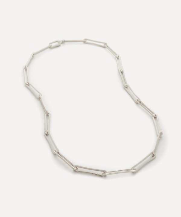 Monica Vinader - Sterling Silver 22"Alta Long Link Chain Necklace image number null