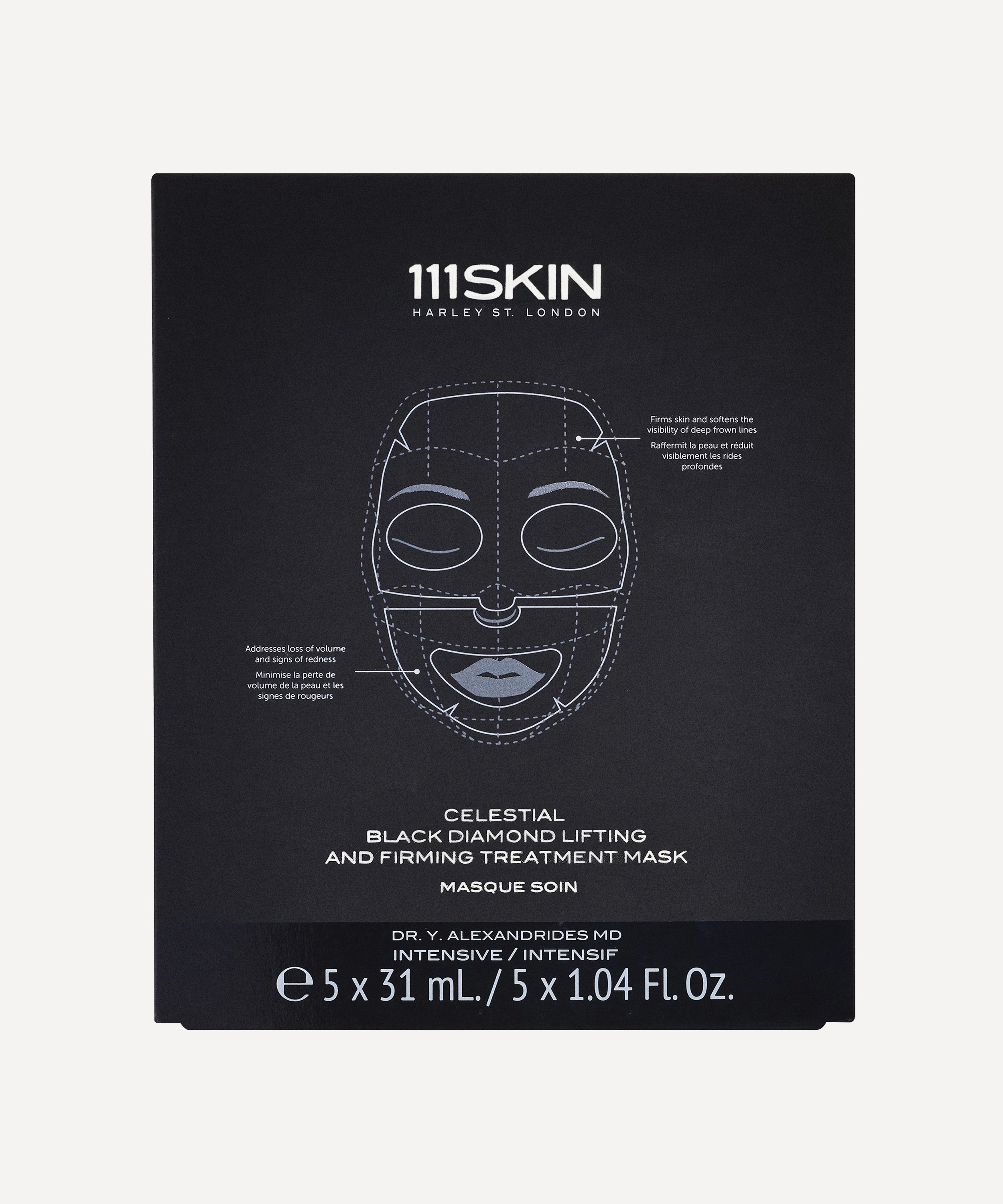 111SKIN - Celestial Black Diamond Lifting and Firming Face Mask x 5