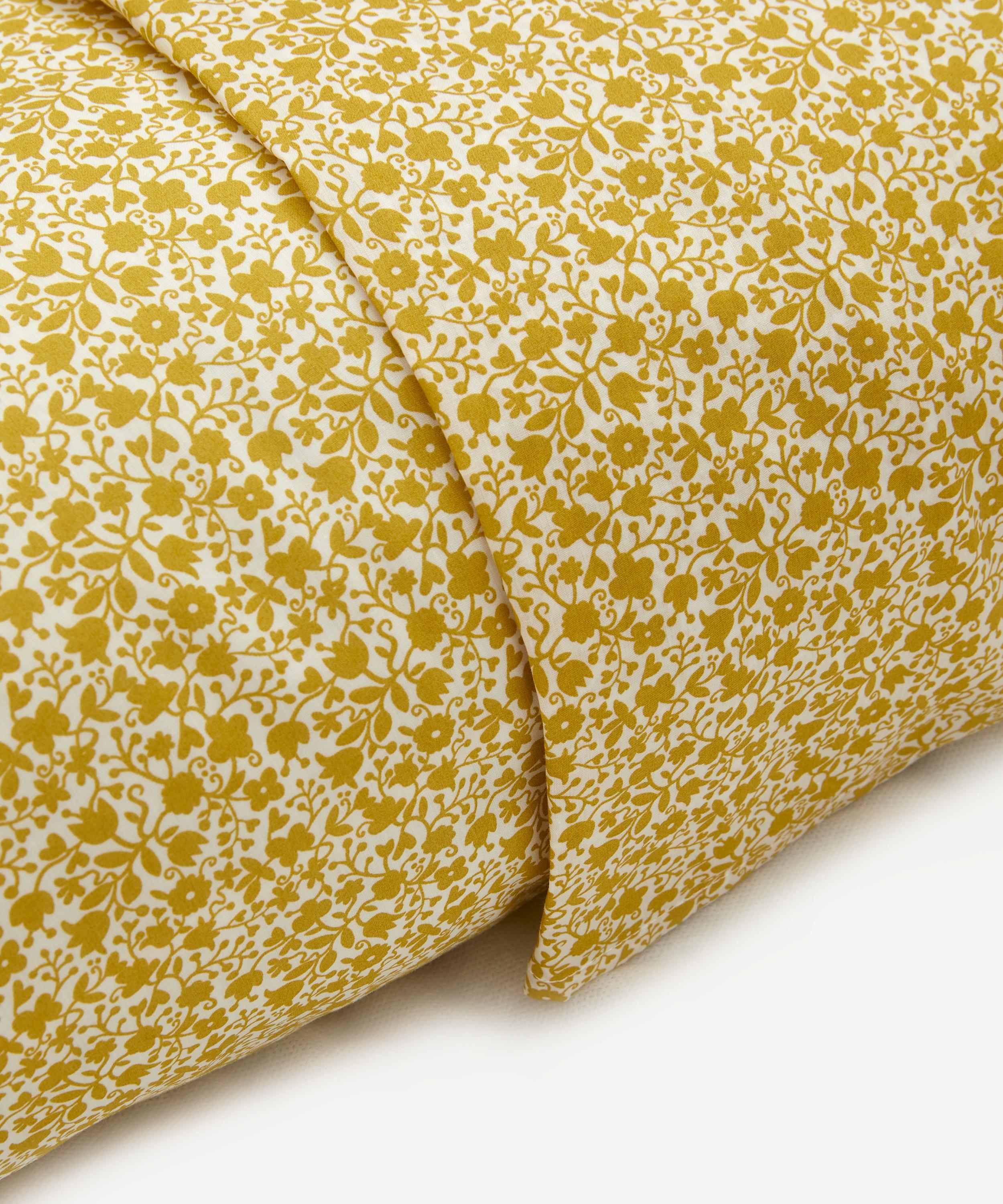 Coco & Wolf - Floral Stencil Honey Double Flat Sheet image number 0