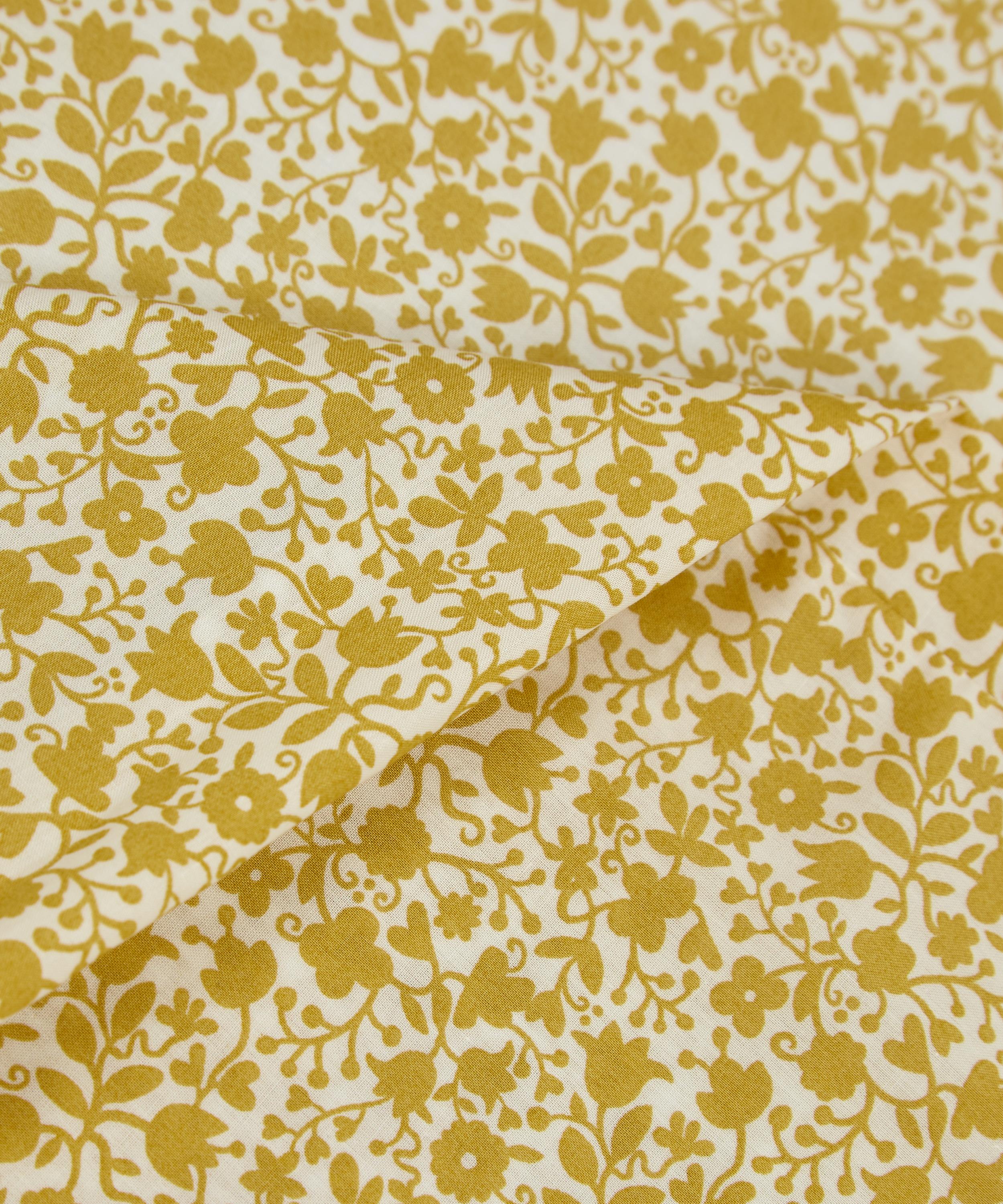 Coco & Wolf - Floral Stencil Honey Double Flat Sheet image number 1