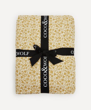 Coco & Wolf - Floral Stencil Honey Cot Fitted Sheet image number 2