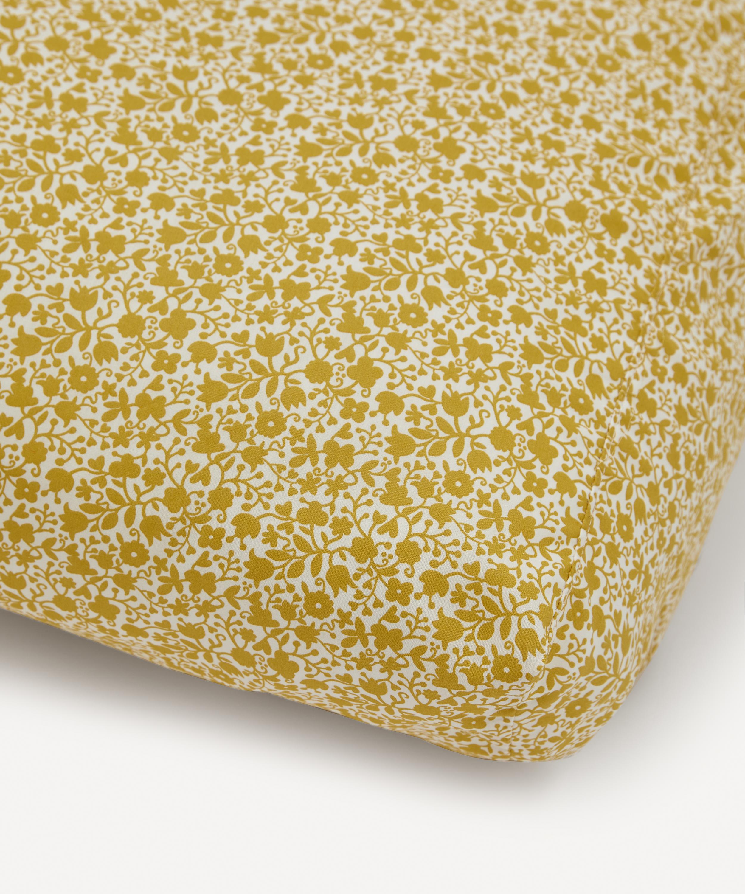 Coco & Wolf - Floral Stencil Honey King Fitted Sheet image number 0