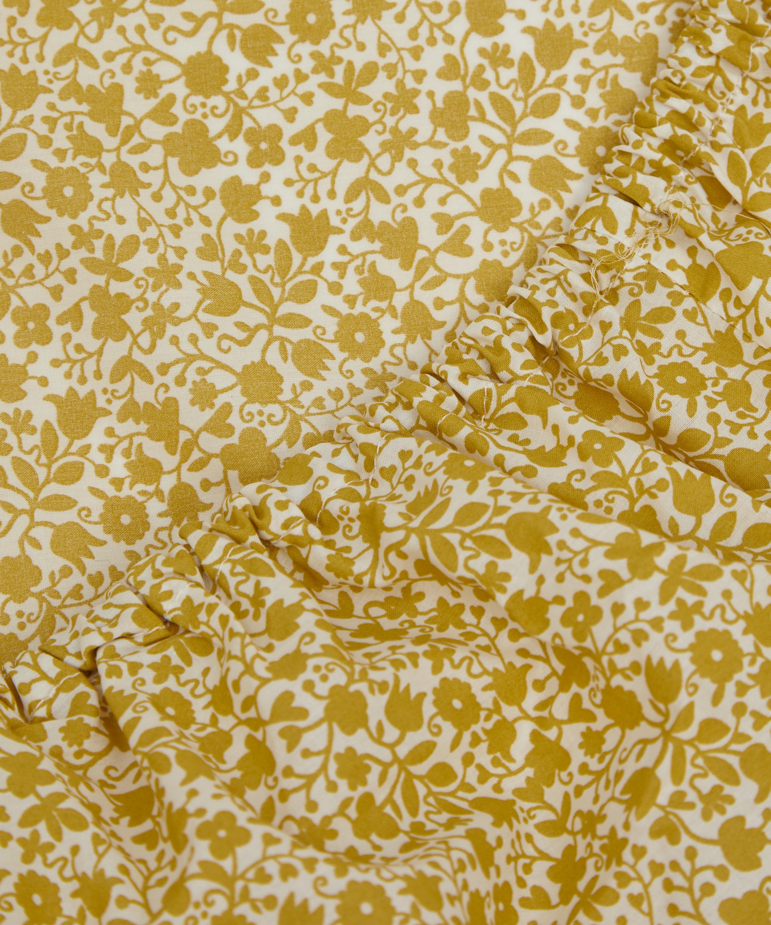 Coco & Wolf - Floral Stencil Honey King Fitted Sheet image number 1
