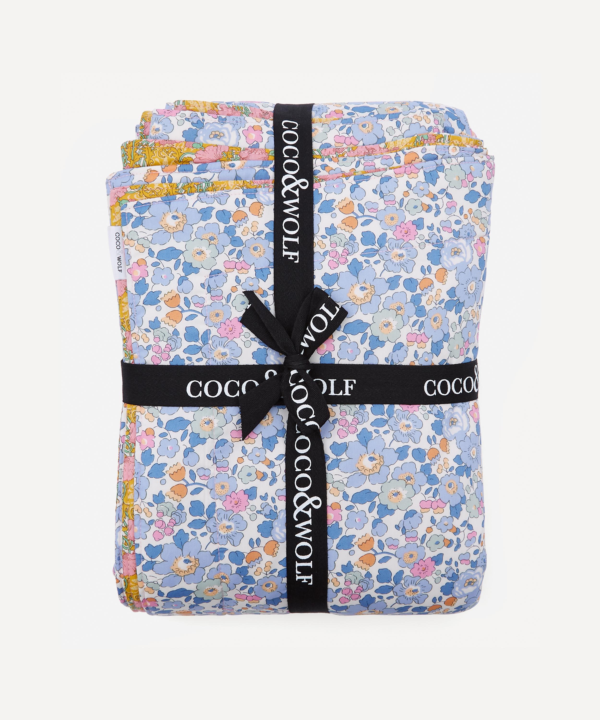 Coco & Wolf - Betsy Lavender and Clementina Single Stitch Border Bedspread image number 0