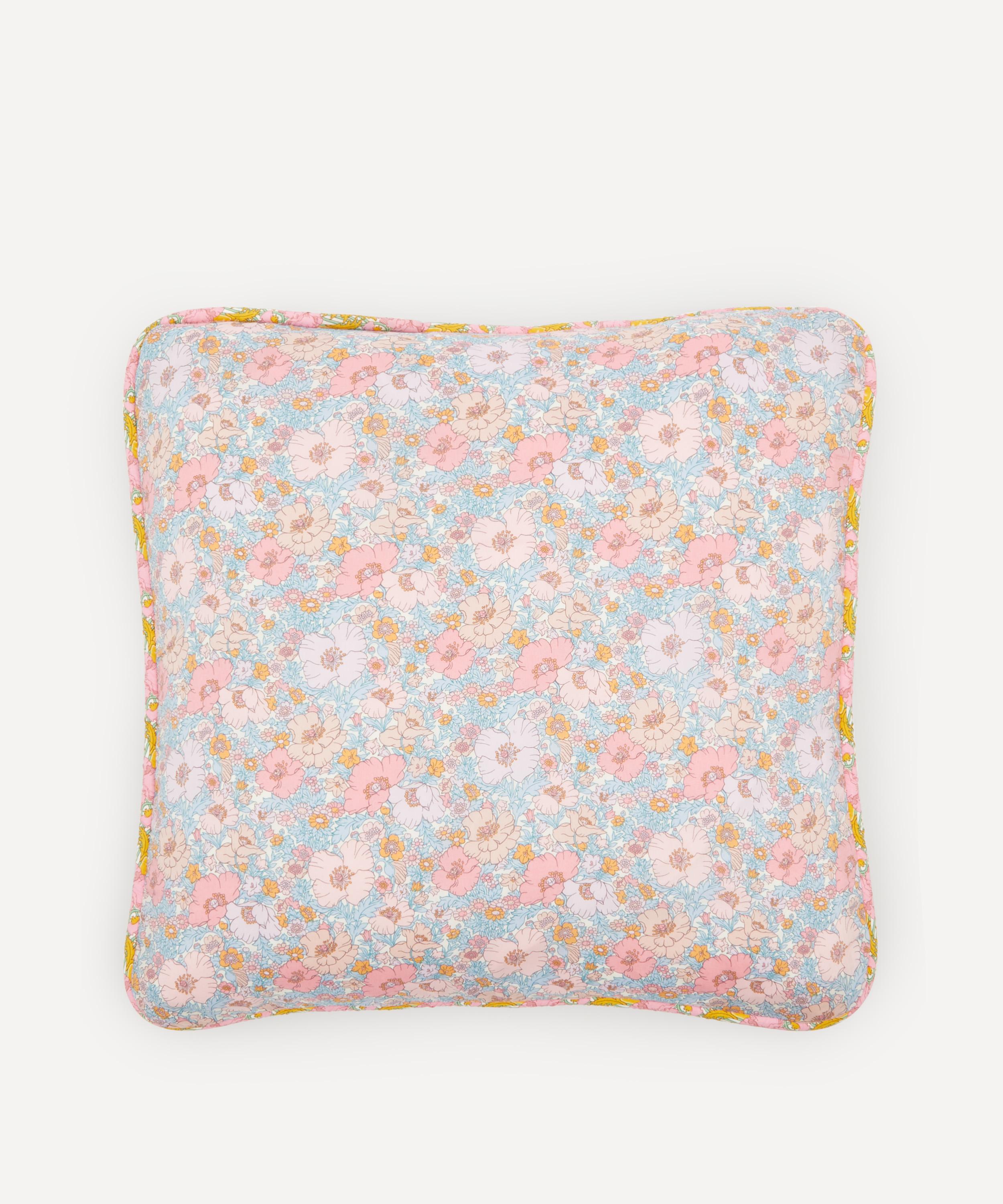 Coco & Wolf - Meadow Song and Clementina Piped Square Cushion image number 0