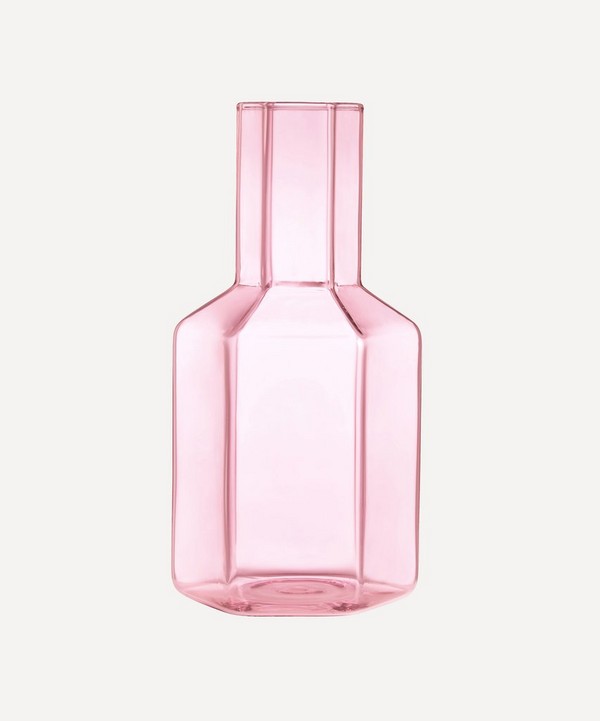 Maison Balzac - Pink Coucou Glass Carafe image number null
