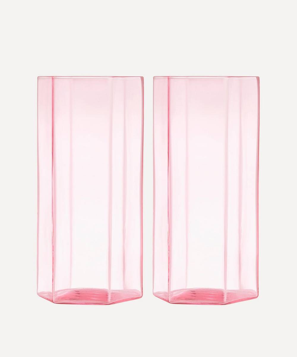 Maison Balzac - Pink Coucou Tall Glass Set of Two
