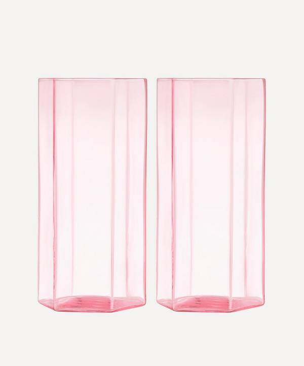 Maison Balzac - Pink Coucou Tall Glass Set of Two image number 0