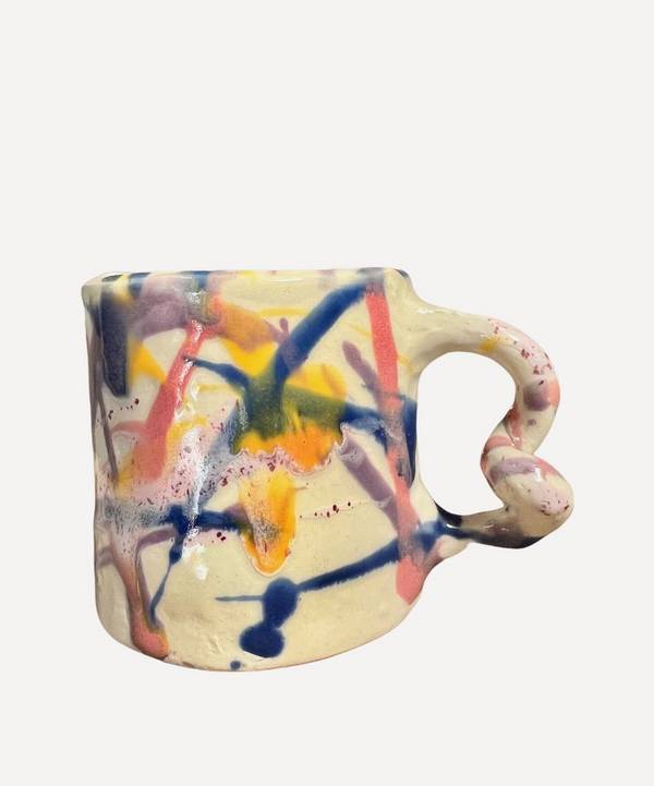 Harlie Brown Studio - Splatter Me Like Pollock Espresso Wiggle Cup