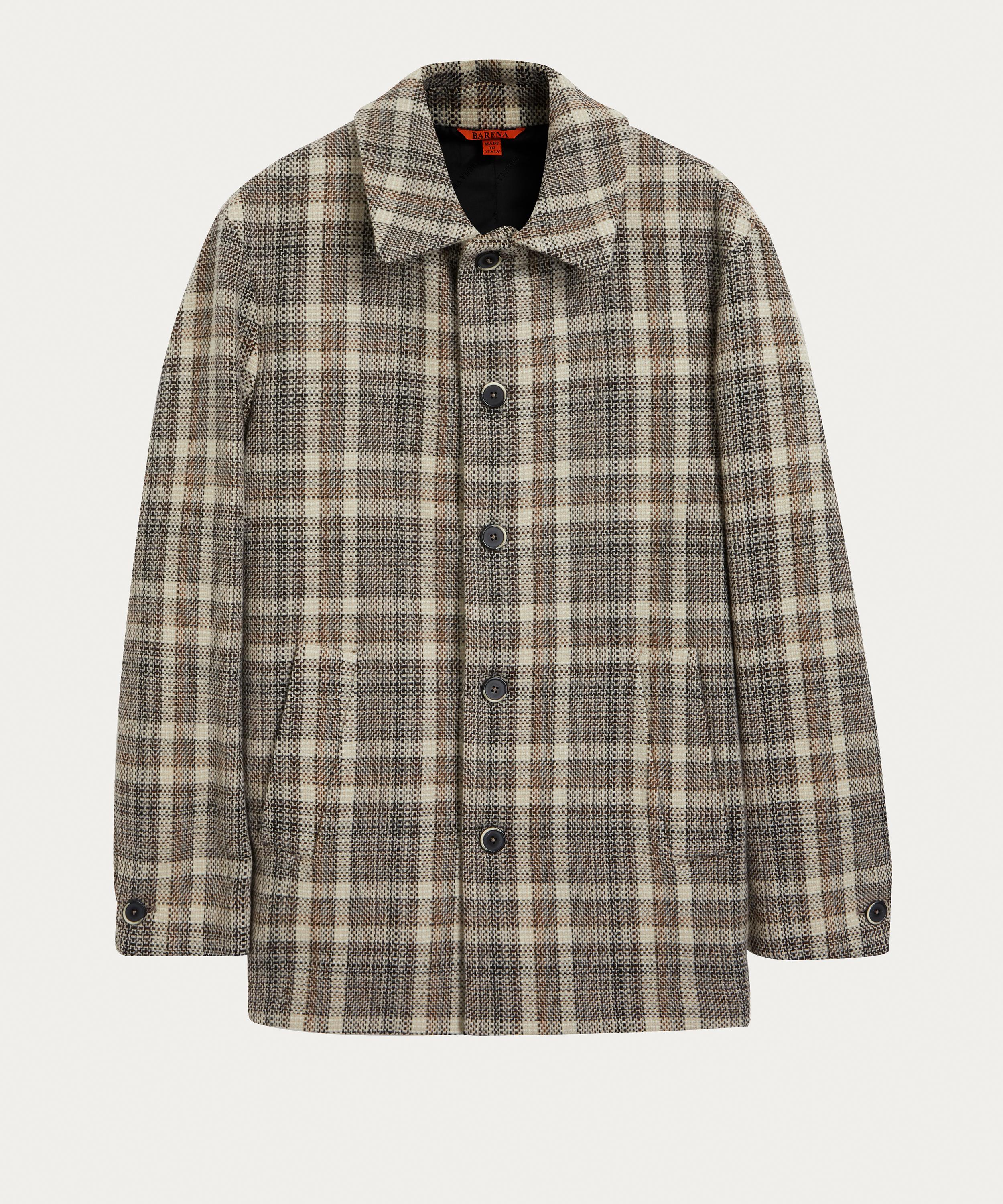 Barena - Fatoto Wool-Blend Checked Jacket image number 0