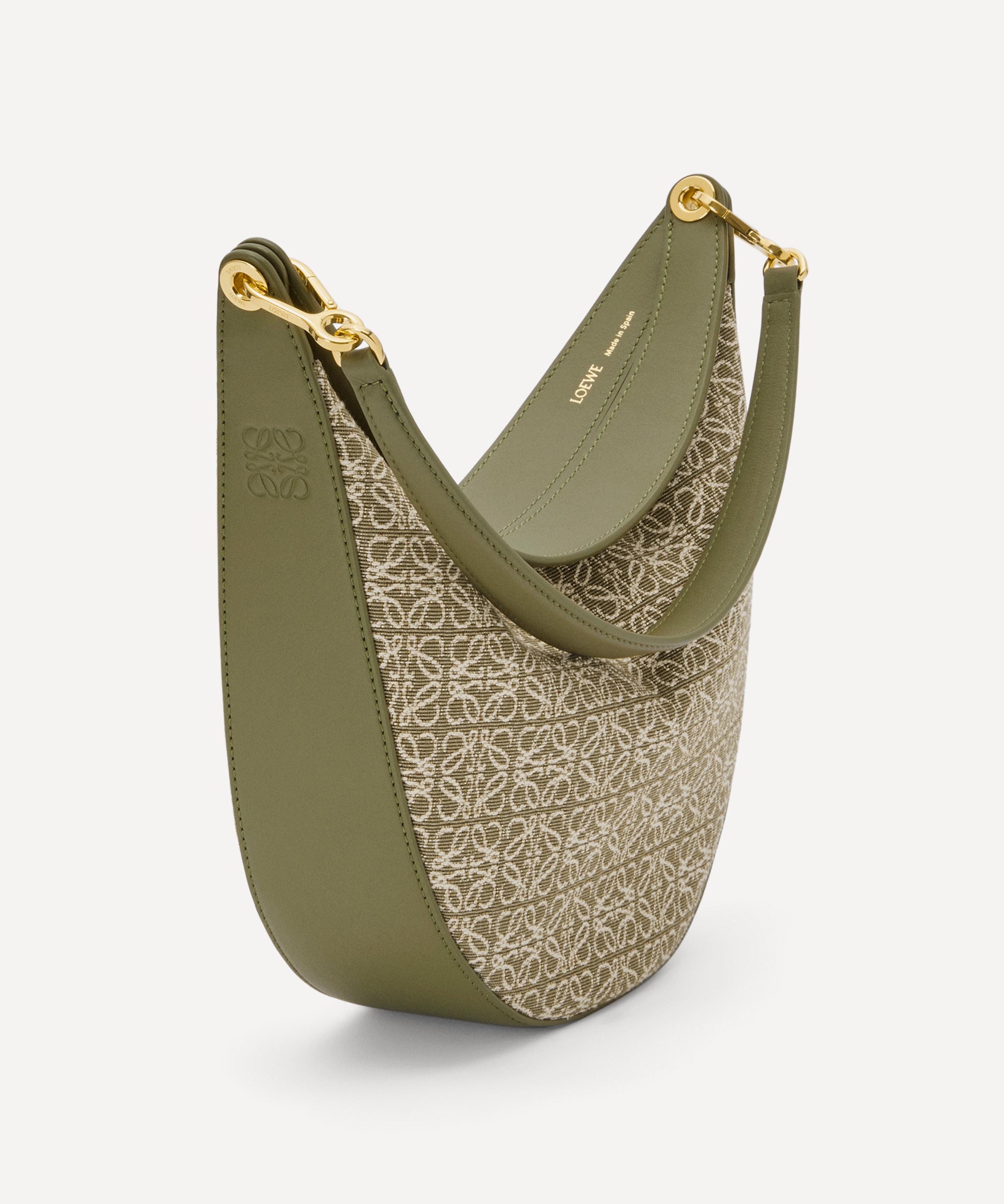 Loewe Luna Anagram Jacquard and Leather Shoulder Bag | Liberty