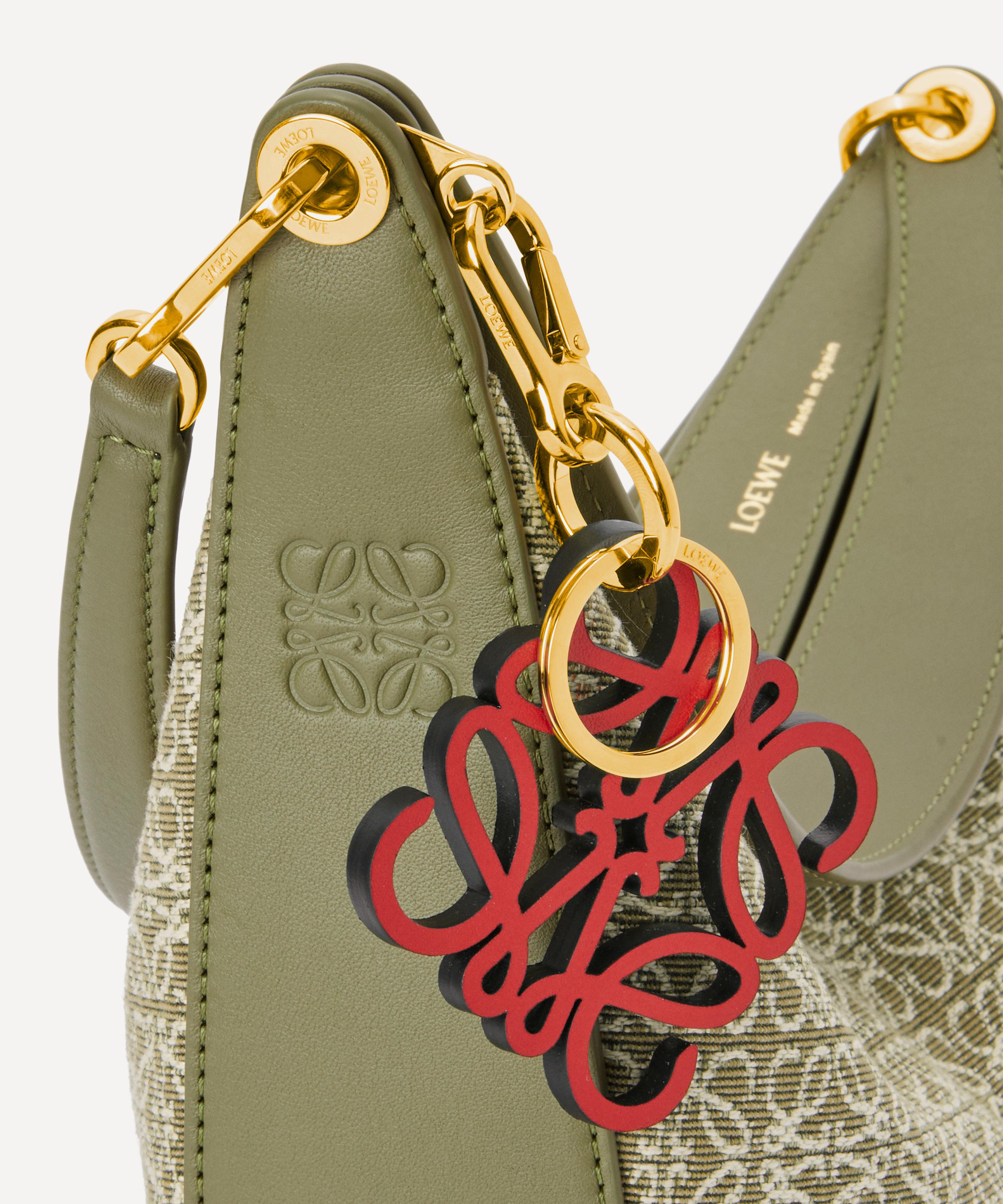 Loewe Luna Anagram Jacquard and Leather Shoulder Bag | Liberty