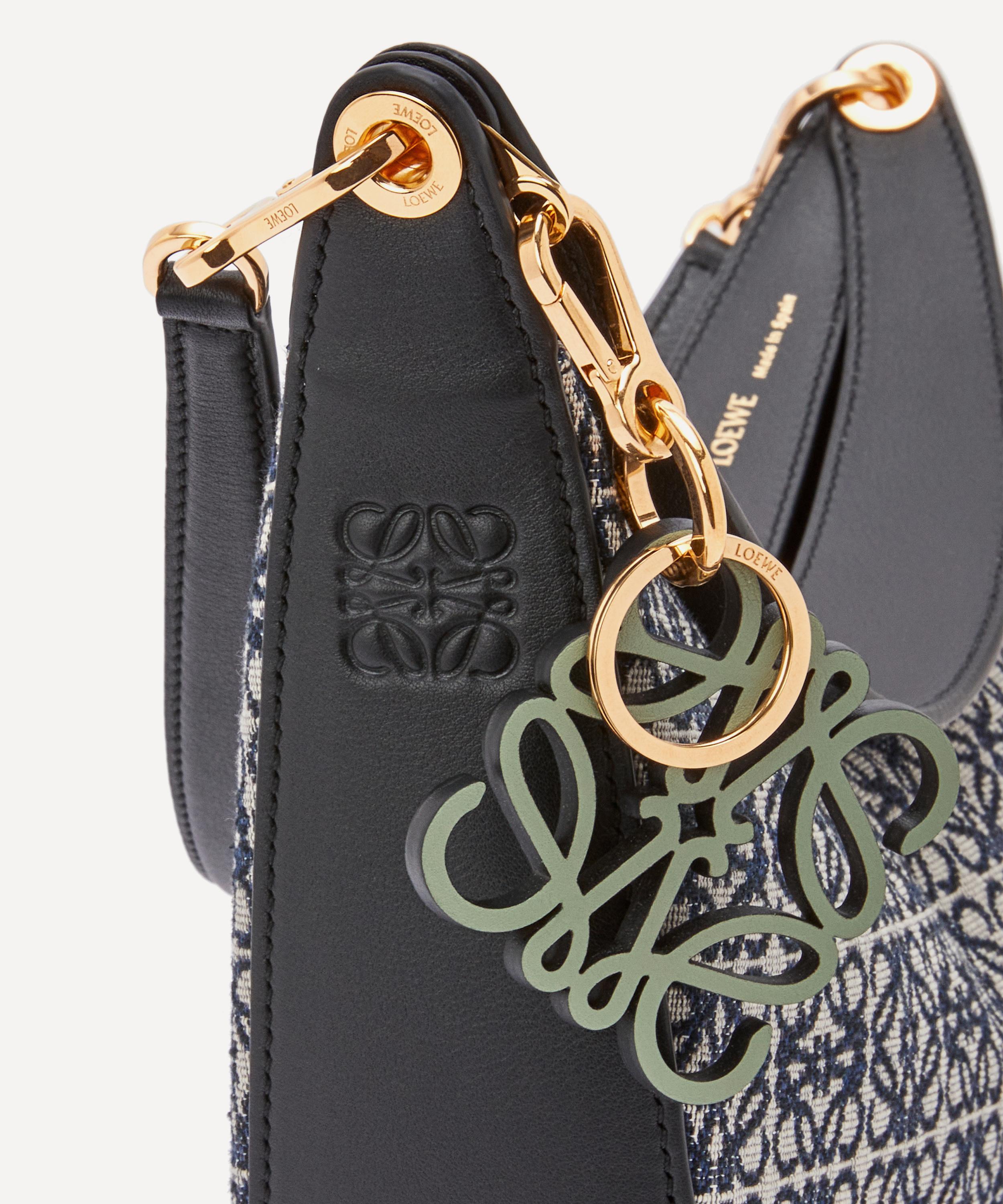 Loewe - Luna Anagram Jacquard and Leather Shoulder Bag image number 7